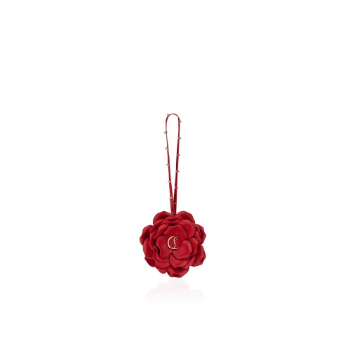 Small Leather Goods - Bag Charm Rose - Christian Louboutin