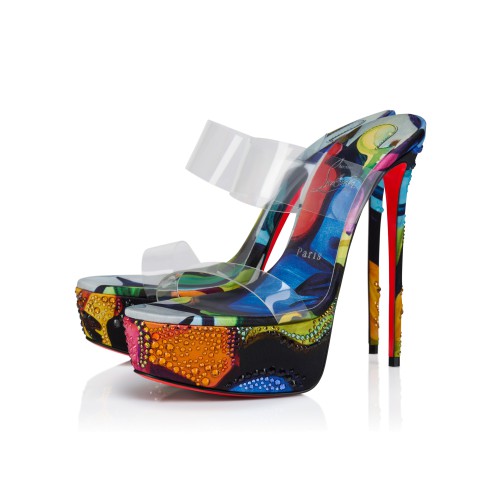 鞋履 - Just Nothing Alta Flower Strass - Christian Louboutin