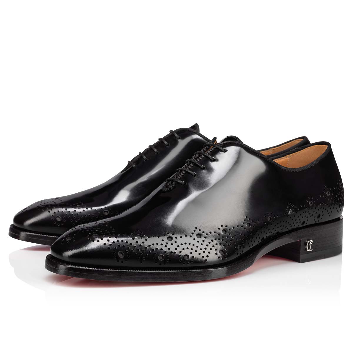 Corteobello Black Suede leather Men Shoes Christian Louboutin