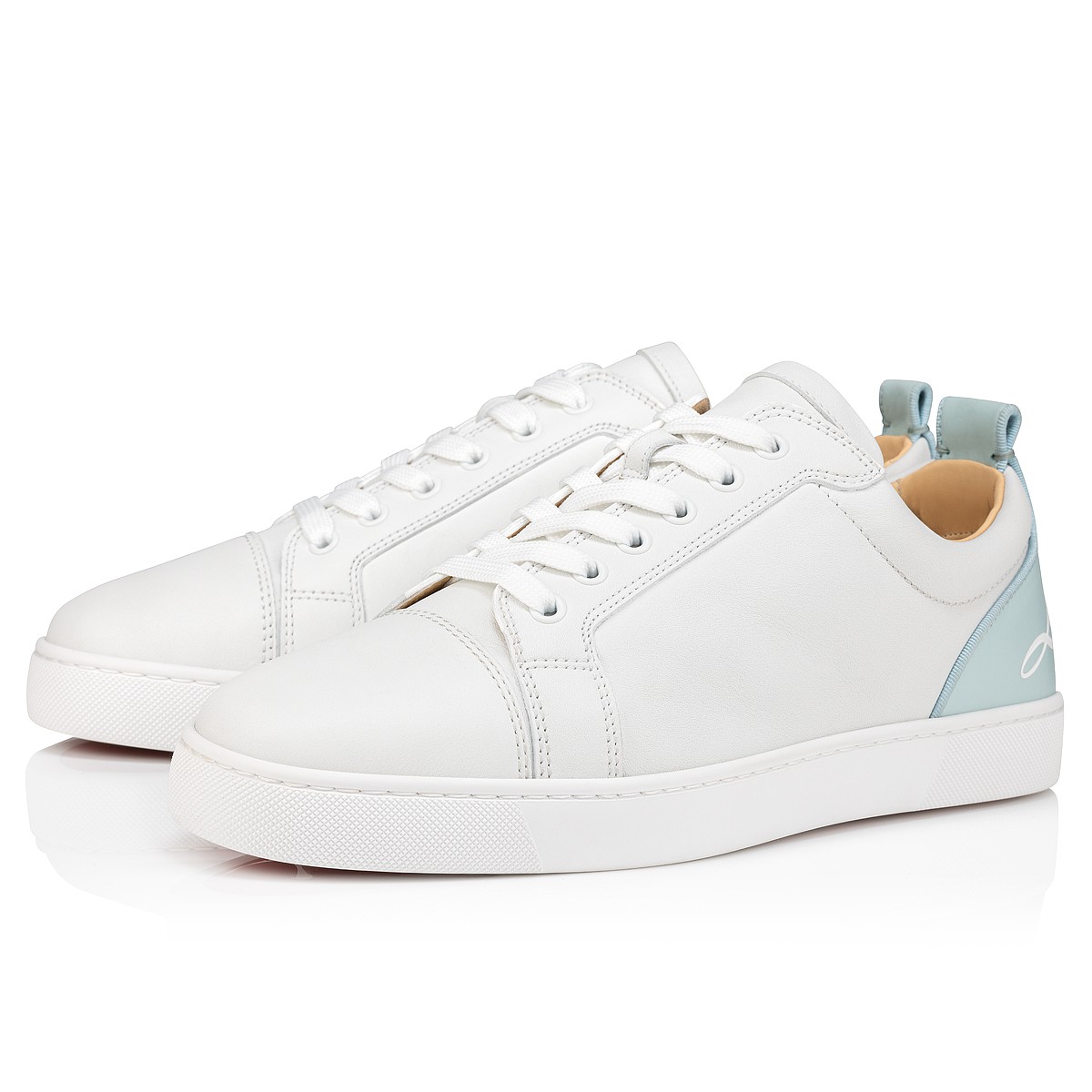Fun Louis Junior White Calf leather Men Shoes Christian Louboutin