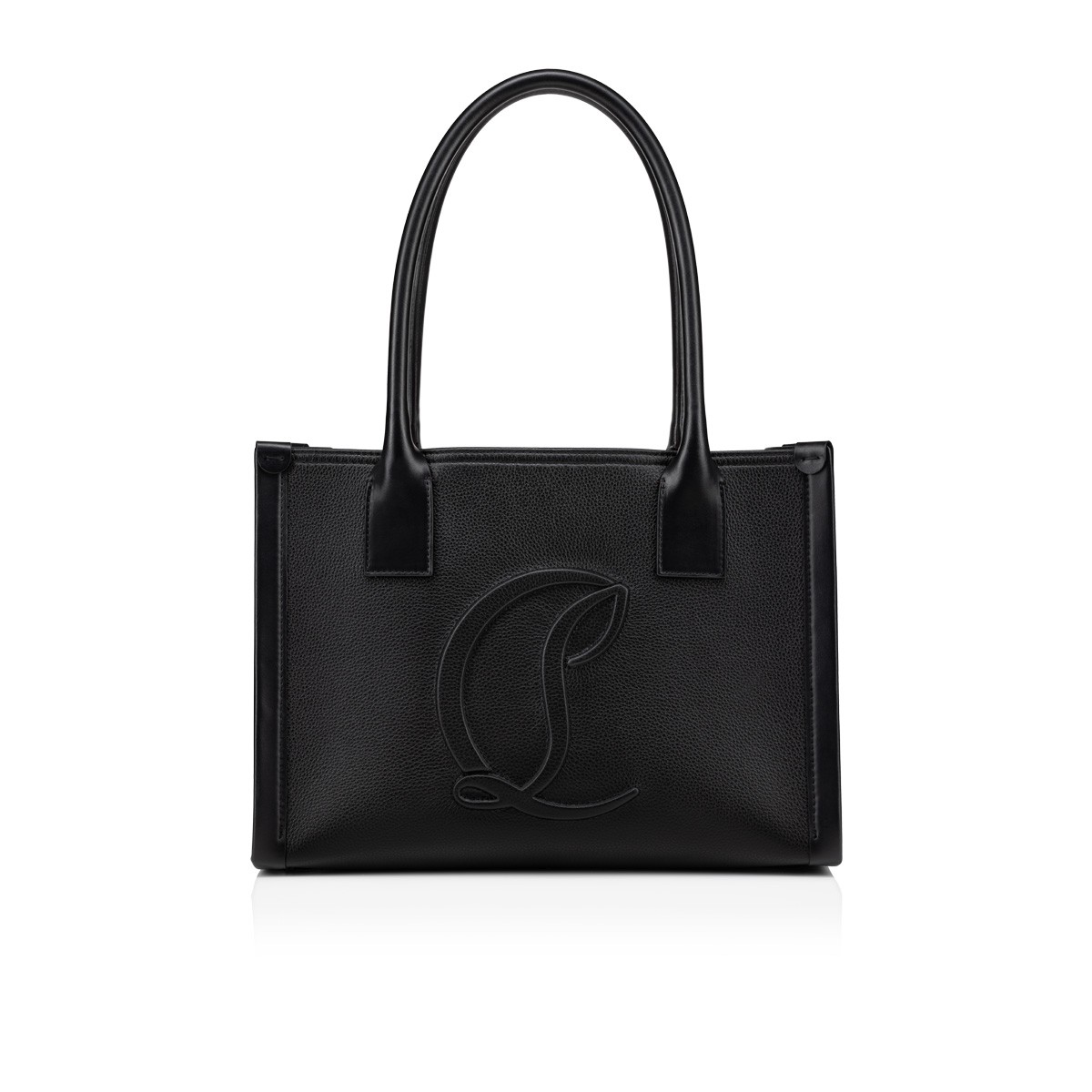By My Side small Black Calf leather Handbags Christian Louboutin
