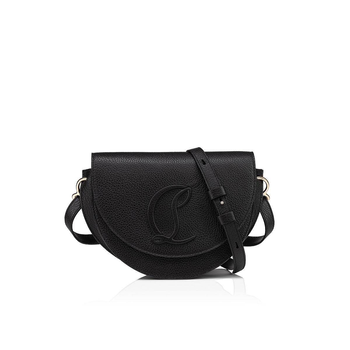 By My Side Black Calf leather Handbags Christian Louboutin