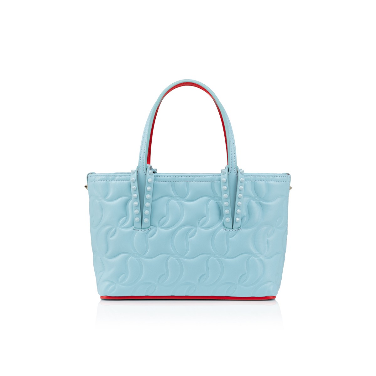 Cabata mini Blue Nappa leather - Handbags - Christian Louboutin