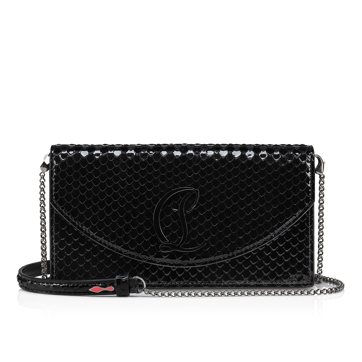 Loubi54 Black Patent calf leather Handbags Christian Louboutin