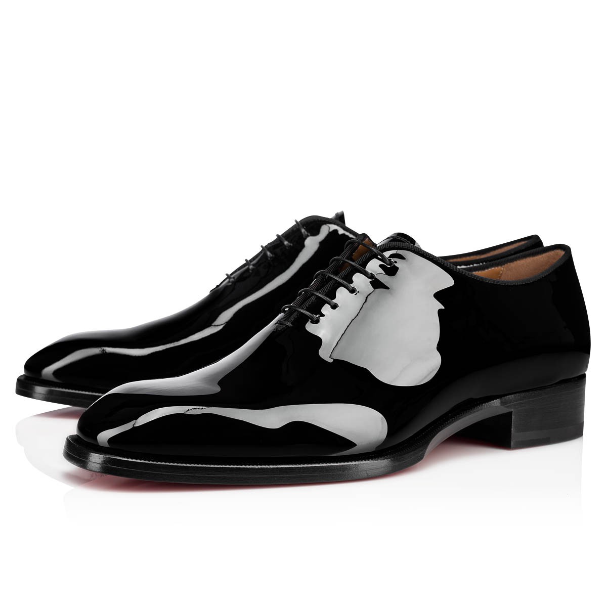 Corteo Black Patent calf leather Men Shoes Christian Louboutin
