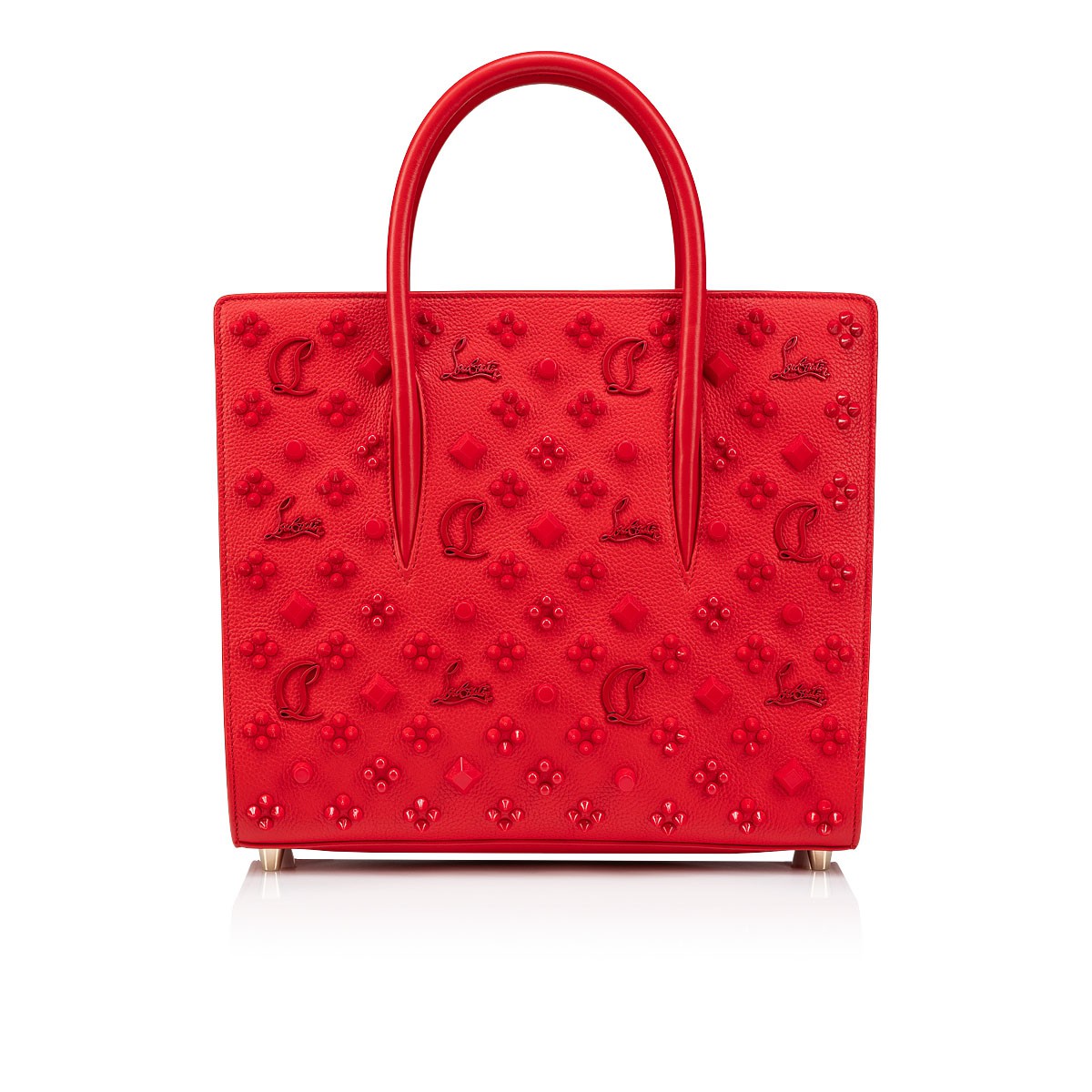 Paloma medium Red Calf leather Handbags Christian Louboutin