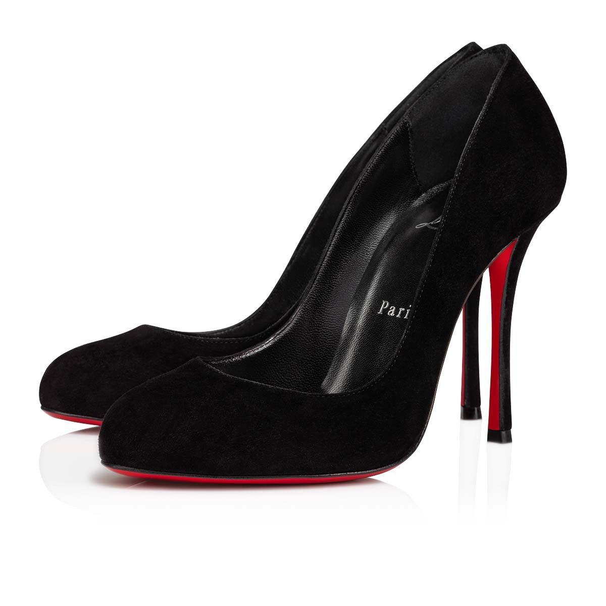 Dolly Pump 100 Black Veau velours Women Shoes Christian Louboutin