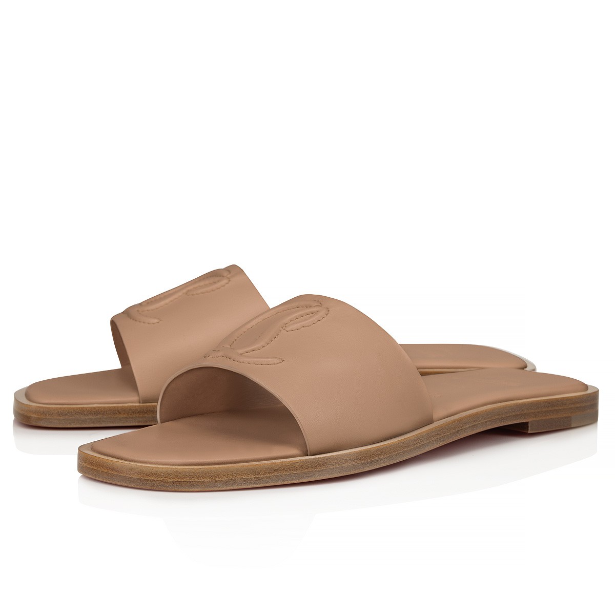 Joan ysl brooch slide sandal best sale