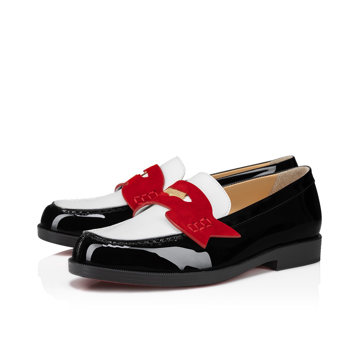 Mini Penny Multicolor Patent calf leather Unisex Kid Shoes Christian Louboutin