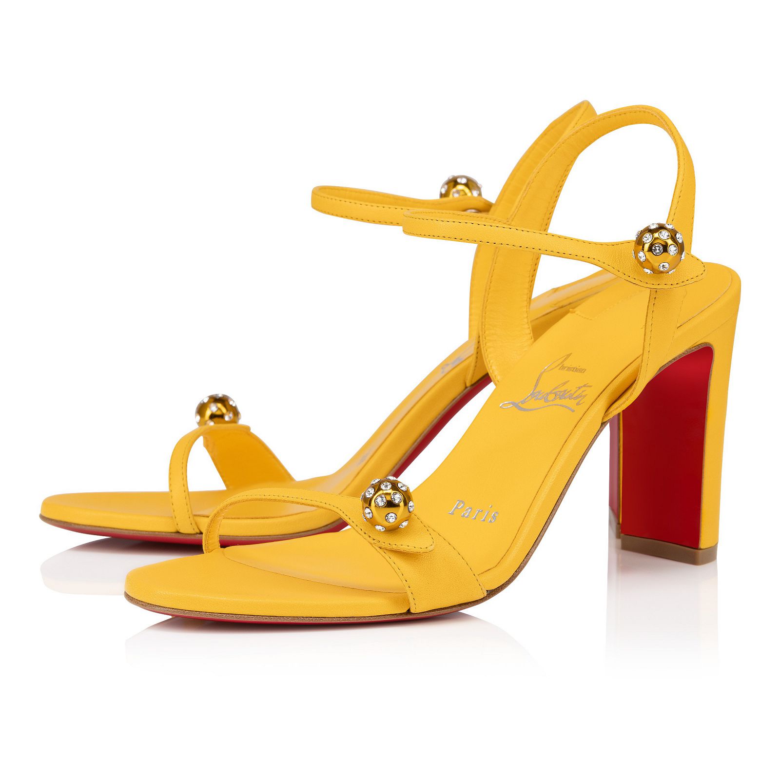 Christian louboutin yellow heels 2025