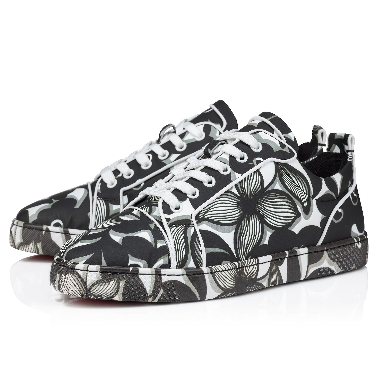 Louis Junior Black Calf leather Men Shoes Christian Louboutin