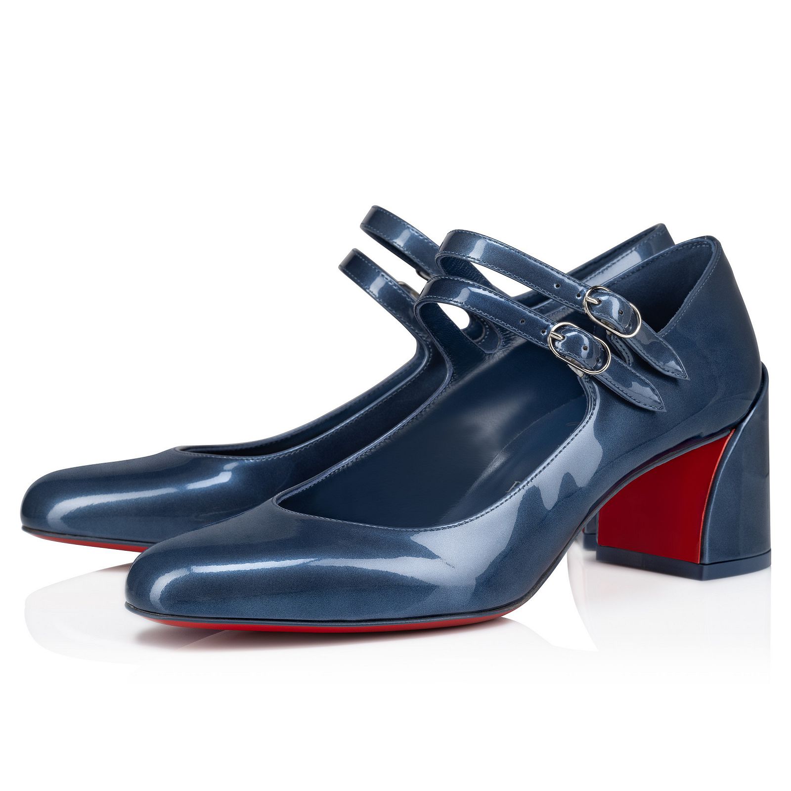 Miss Jane 55 Denim Patent leather Women Shoes Christian Louboutin