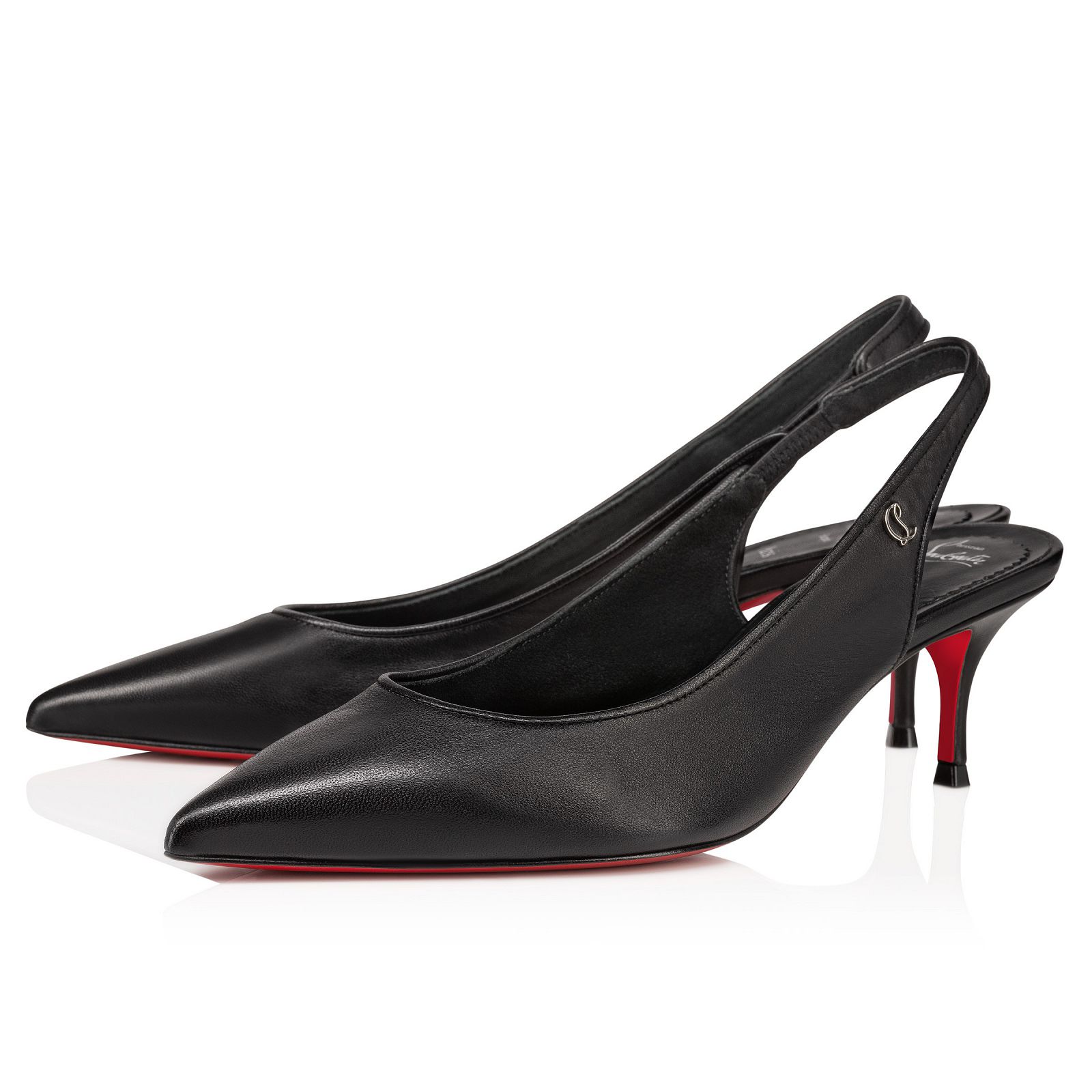 Sporty Kate Sling 55 Black Nappa leather Women Shoes Christian Louboutin