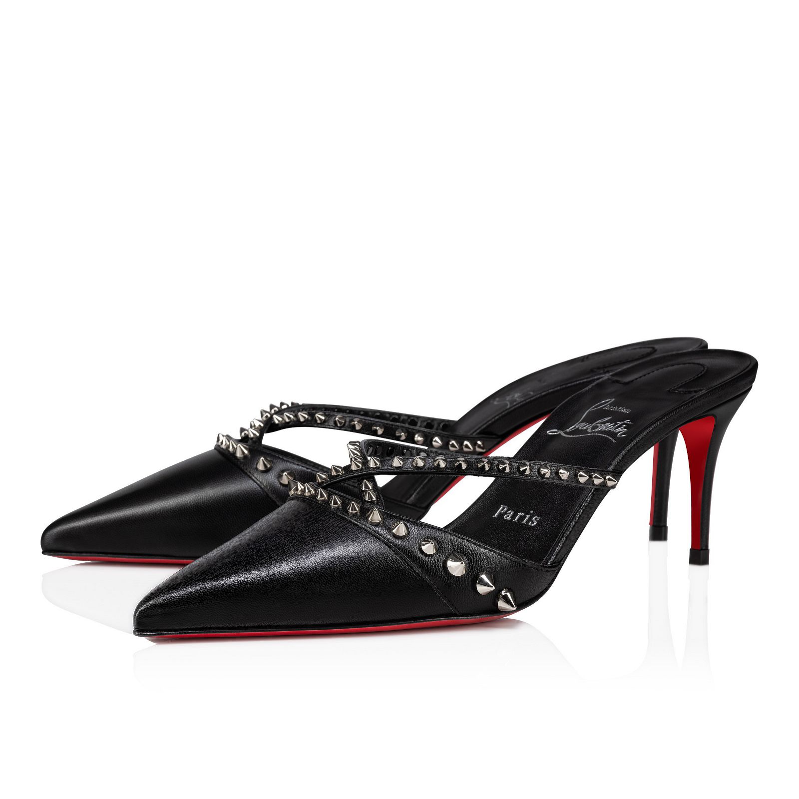 Louboutin black studs sales