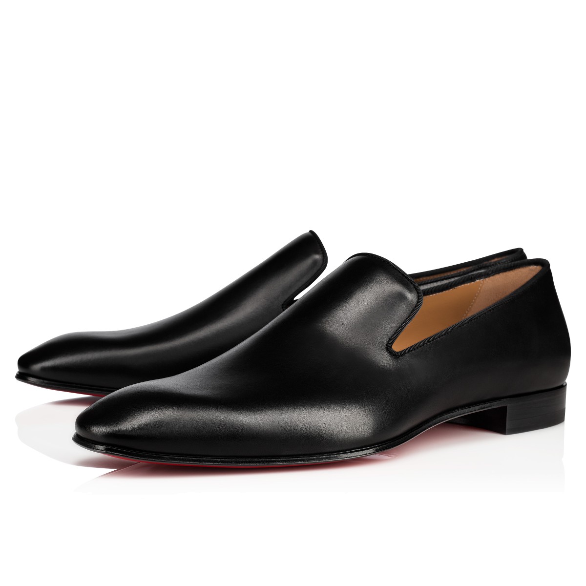 Dandelion Black Calf leather Men Shoes Christian Louboutin