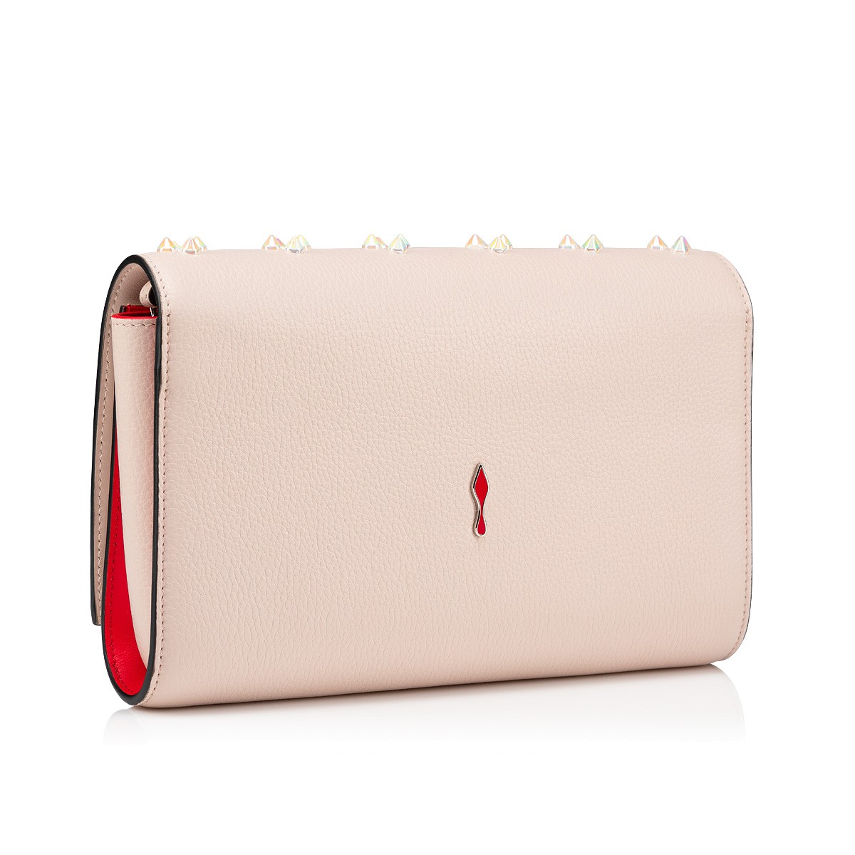 Paloma Clutch Beige Calf leather Handbags Christian Louboutin