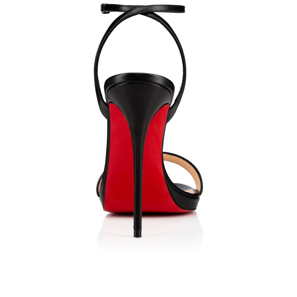Christian louboutin loubi queen sandal hot sale