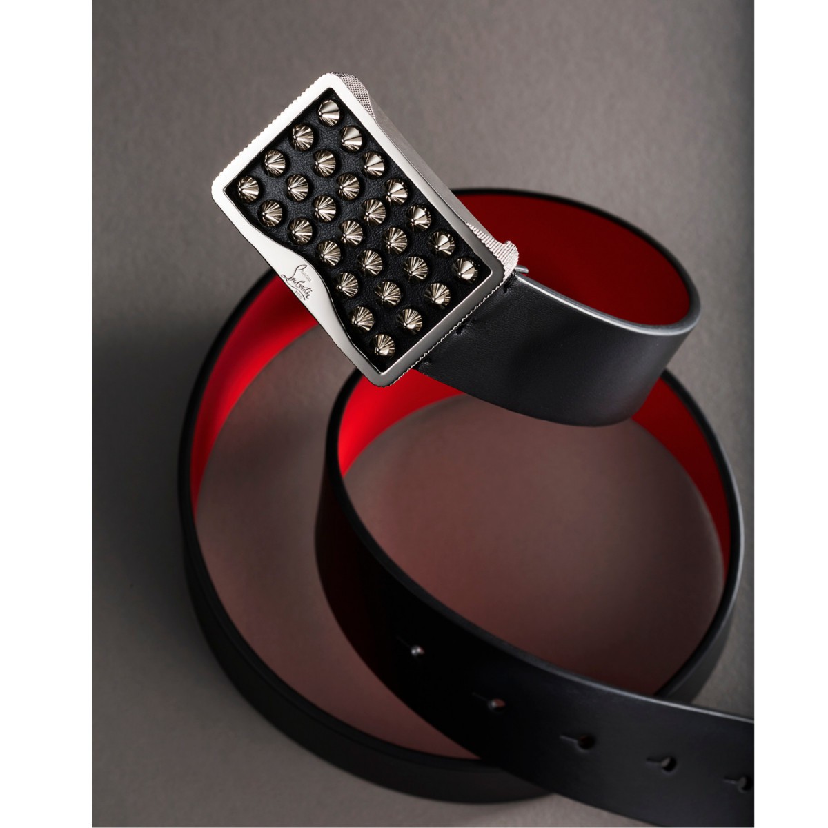 Christian Louboutin Louis Leather Belt