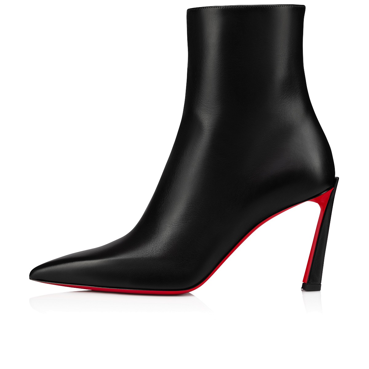 Condora Booty 85 Black Calf leather - Women Shoes - Christian Louboutin