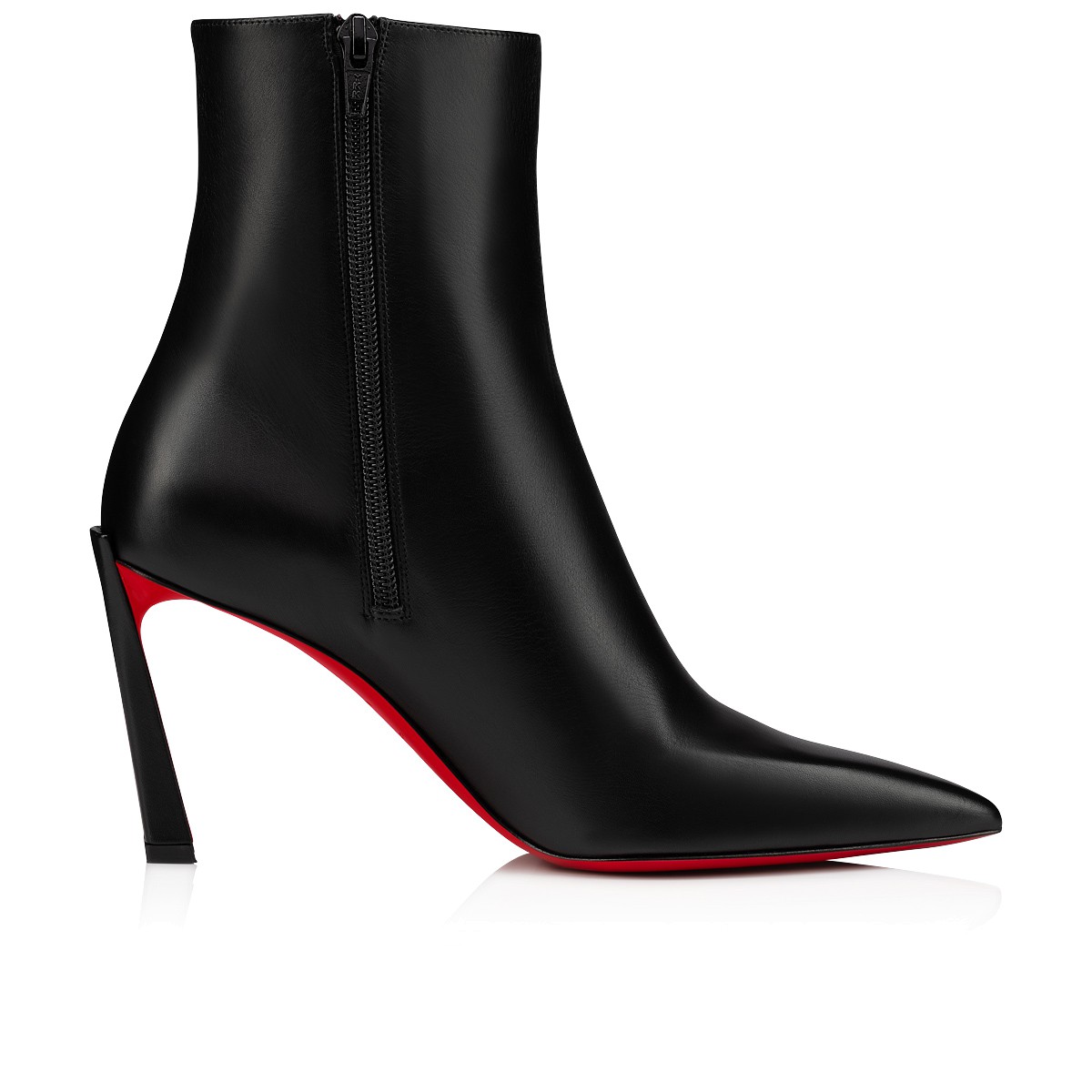 Condora Booty 85 Black Calf leather - Women Shoes - Christian Louboutin