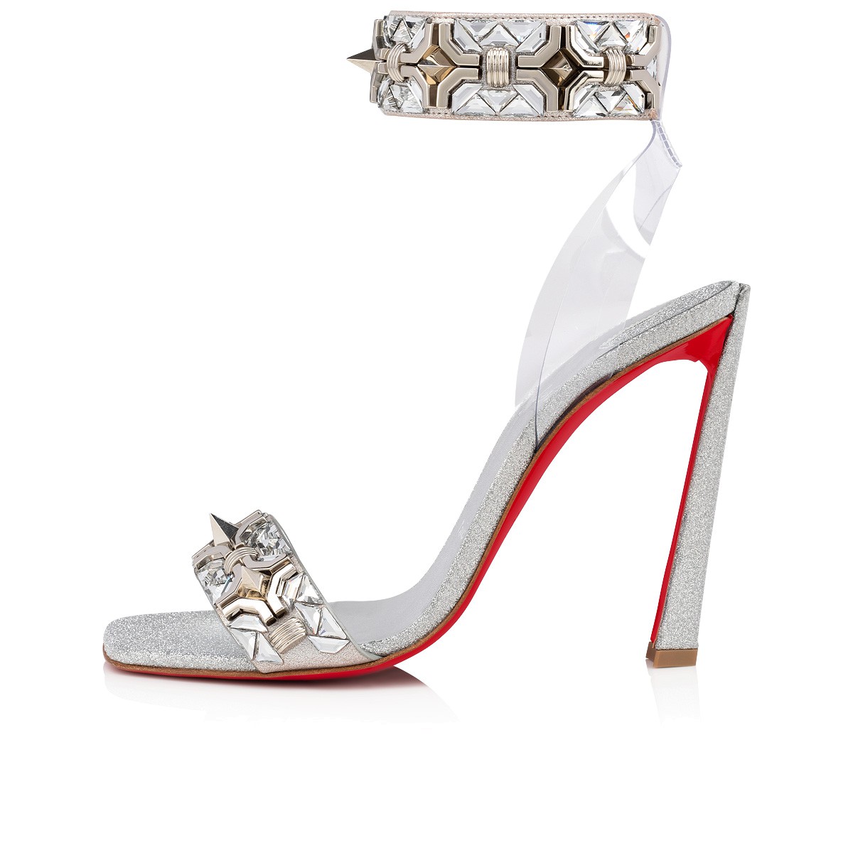 Christian louboutin jonatina silver store