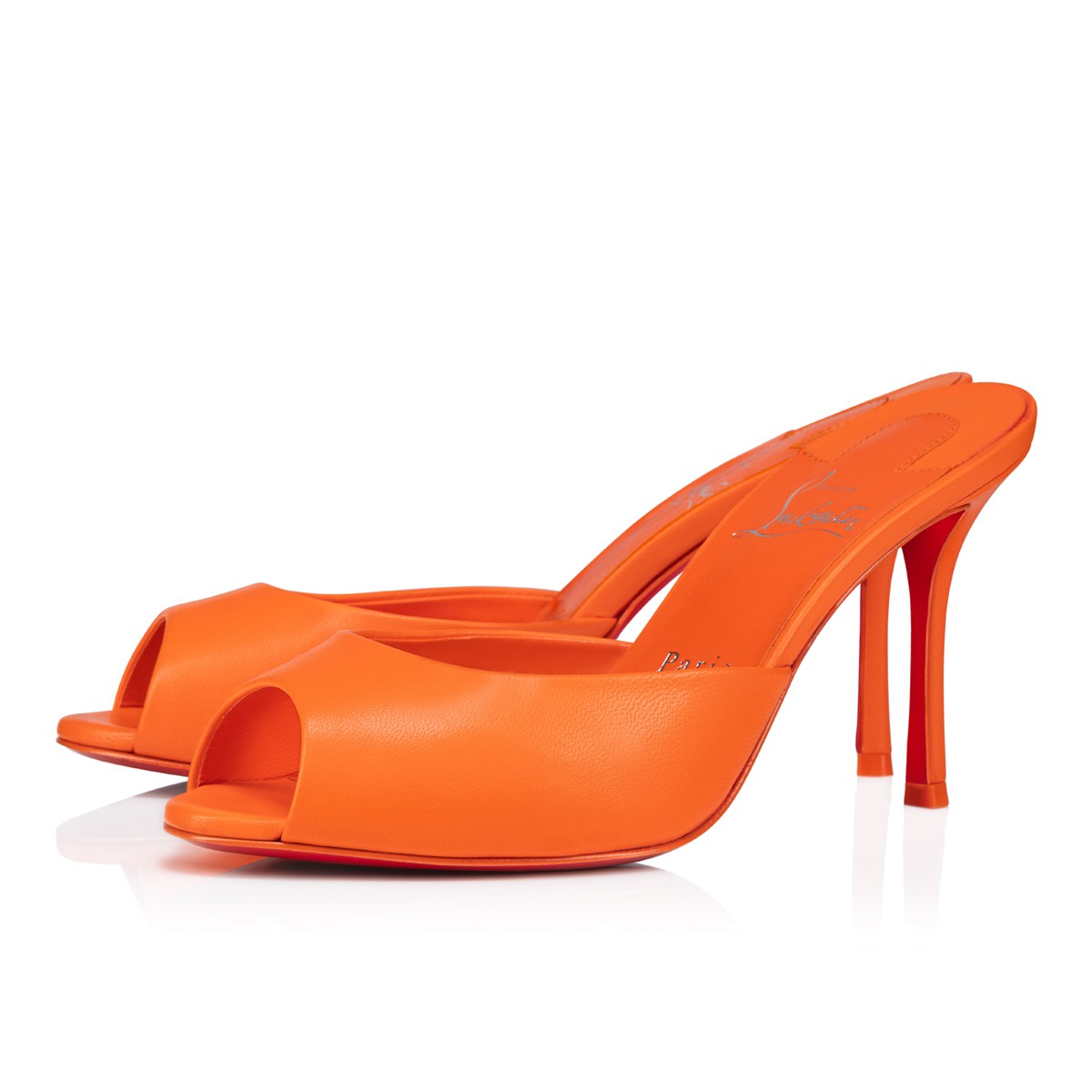 Me Dolly 85 Orange Nappa leather - 鞋履- Christian Louboutin