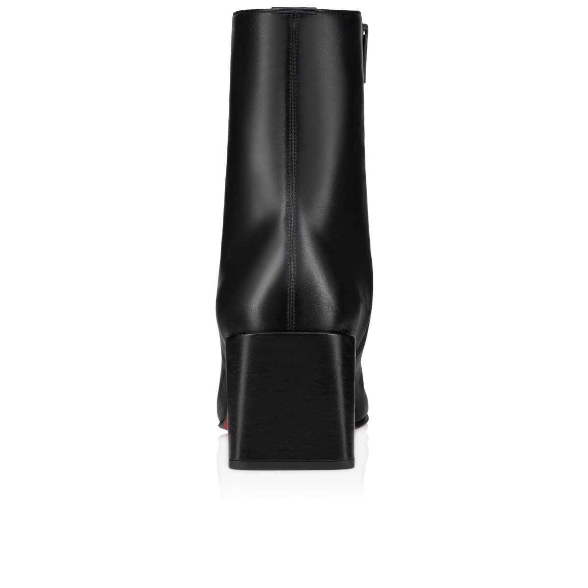 Christian louboutin outlet black leather boots