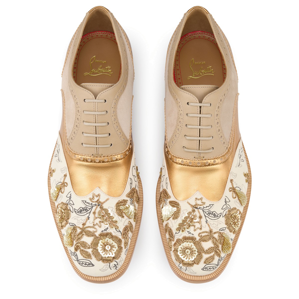 鞋履 - Education Esquisse Florale - Christian Louboutin