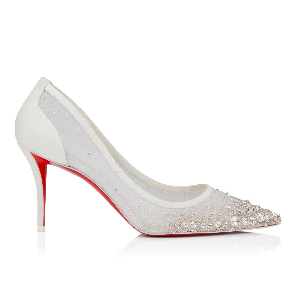Miss Z Sparkling 80 Version Ivory Mesh - Women Shoes