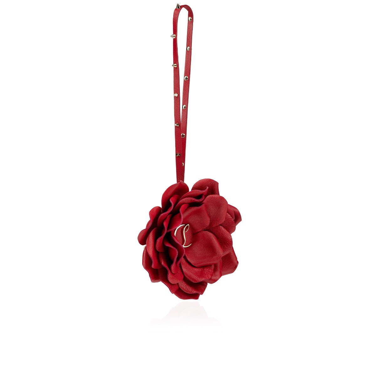 皮夾/配件 - Bag Charm Rose - Christian Louboutin