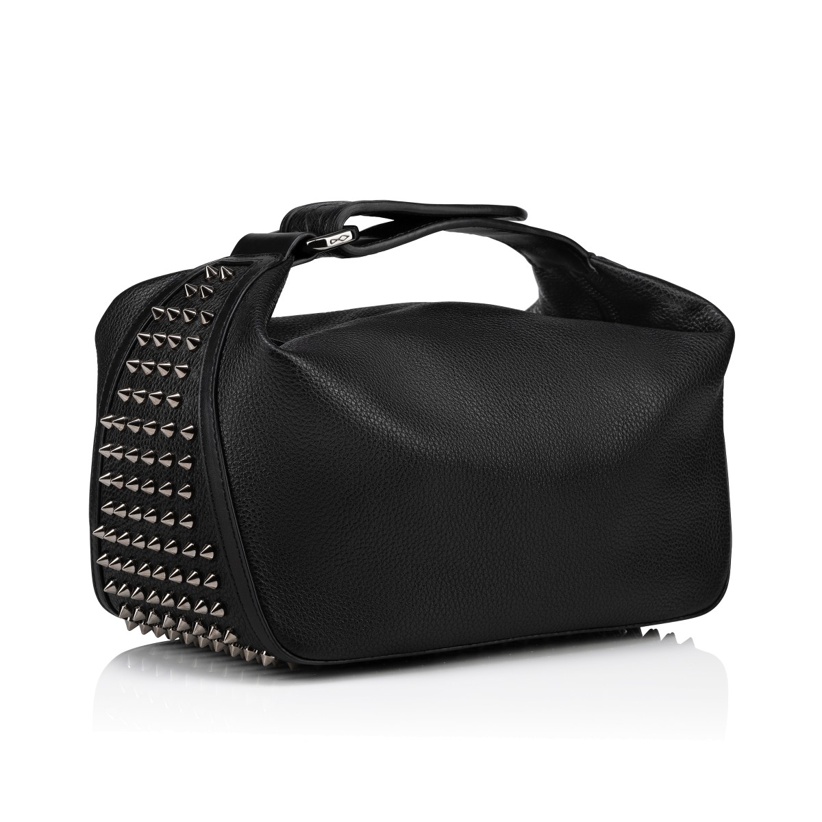 Louboutin black studded bag hot sale