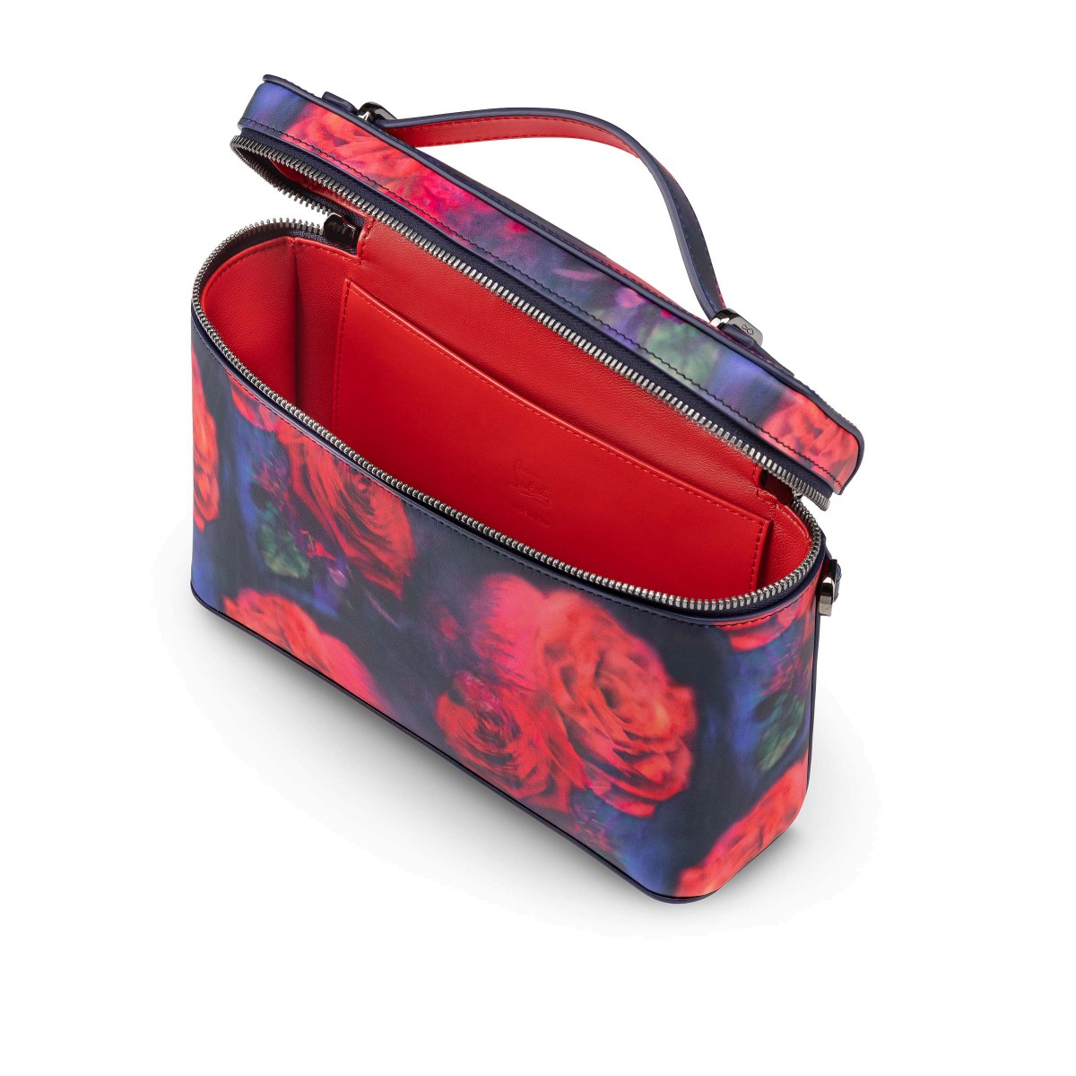 Kypipouch Multicolor Roses printed calf leather Handbags Christian Louboutin
