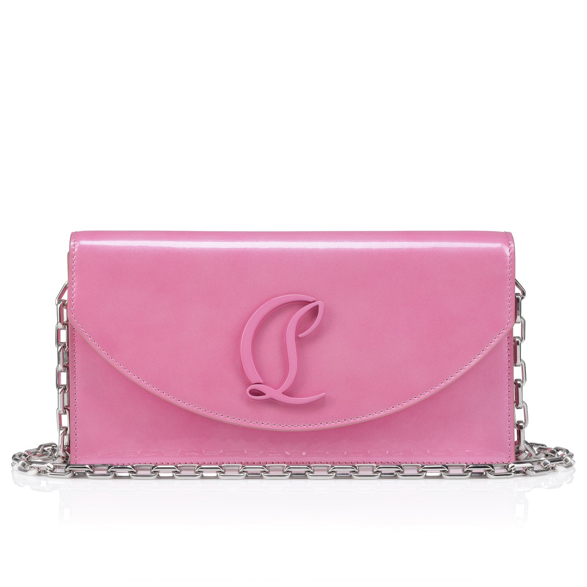 Loubi54 Baby B Iridescent patent leather Handbags Christian Louboutin