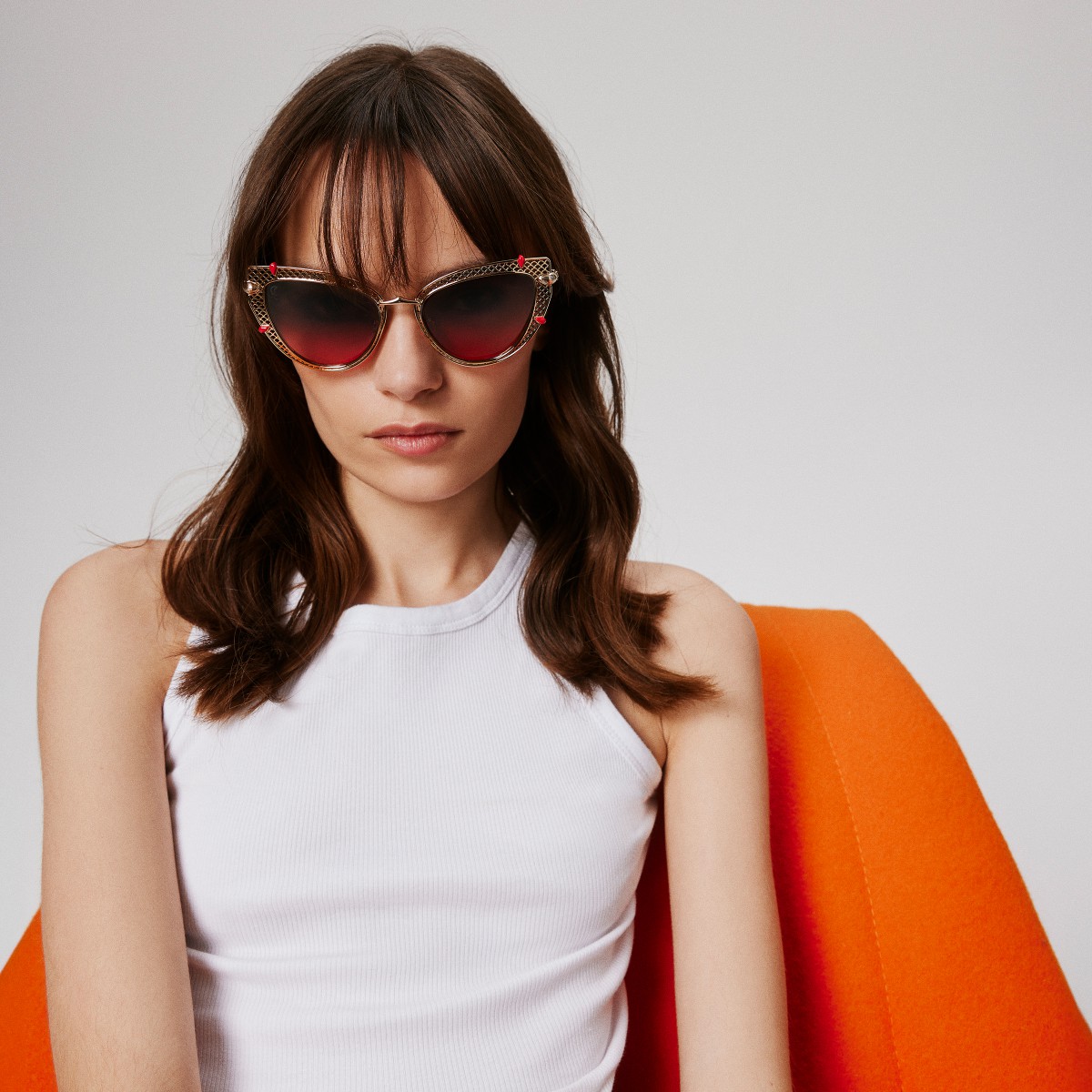 Miss Z LB0002 Gold Metal - Eyewear - Christian Louboutin
