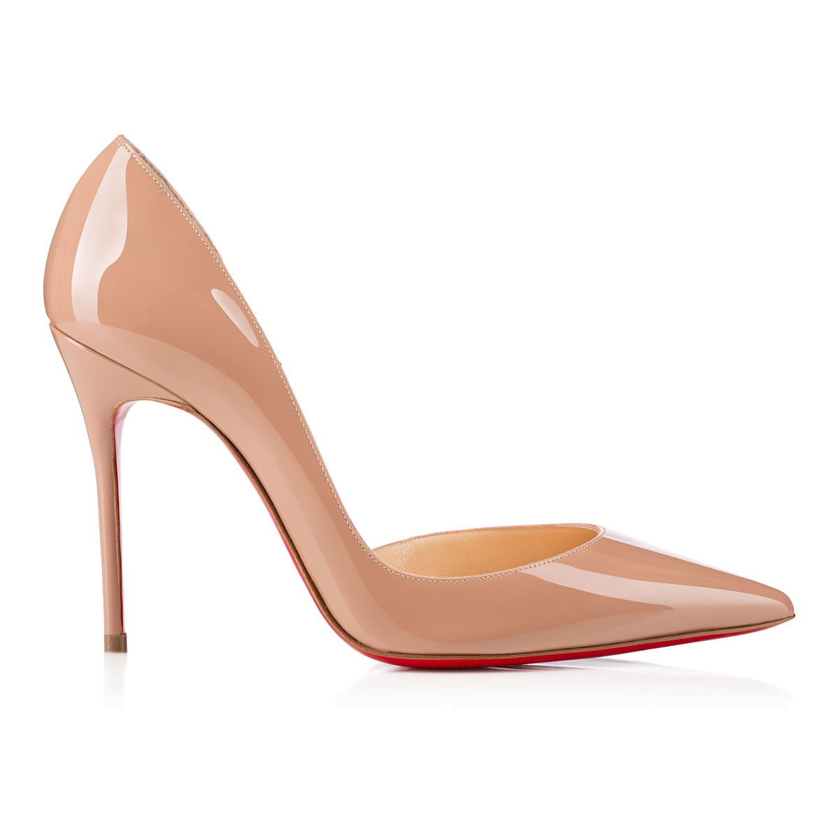 Iriza 100 Blush Patent leather Women Shoes Christian Louboutin