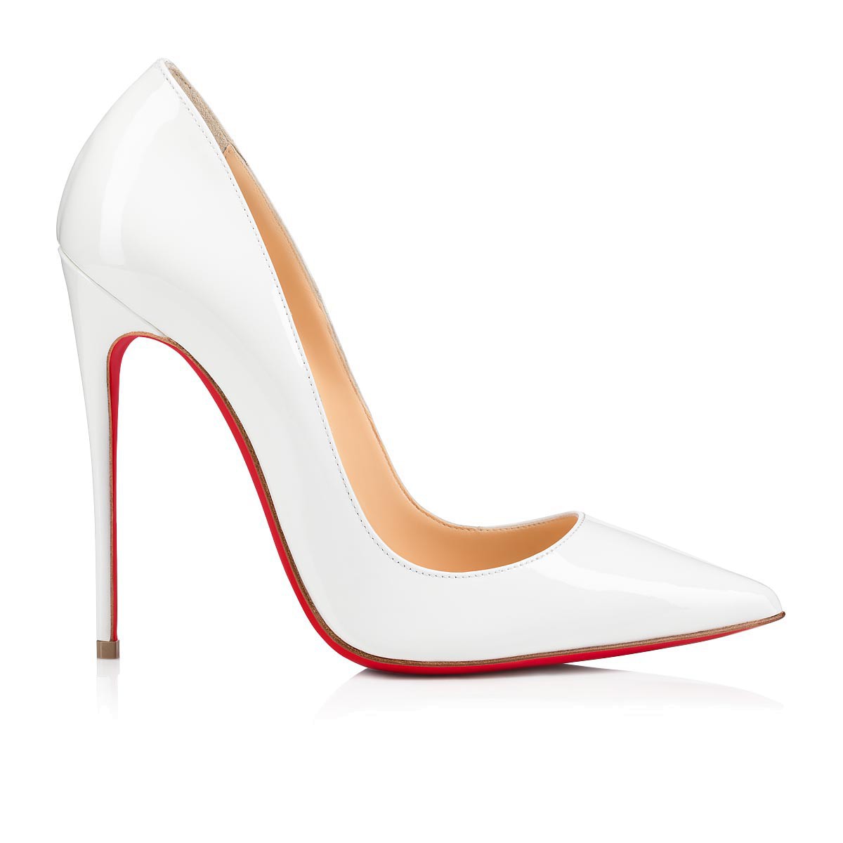 Louboutin all white hotsell