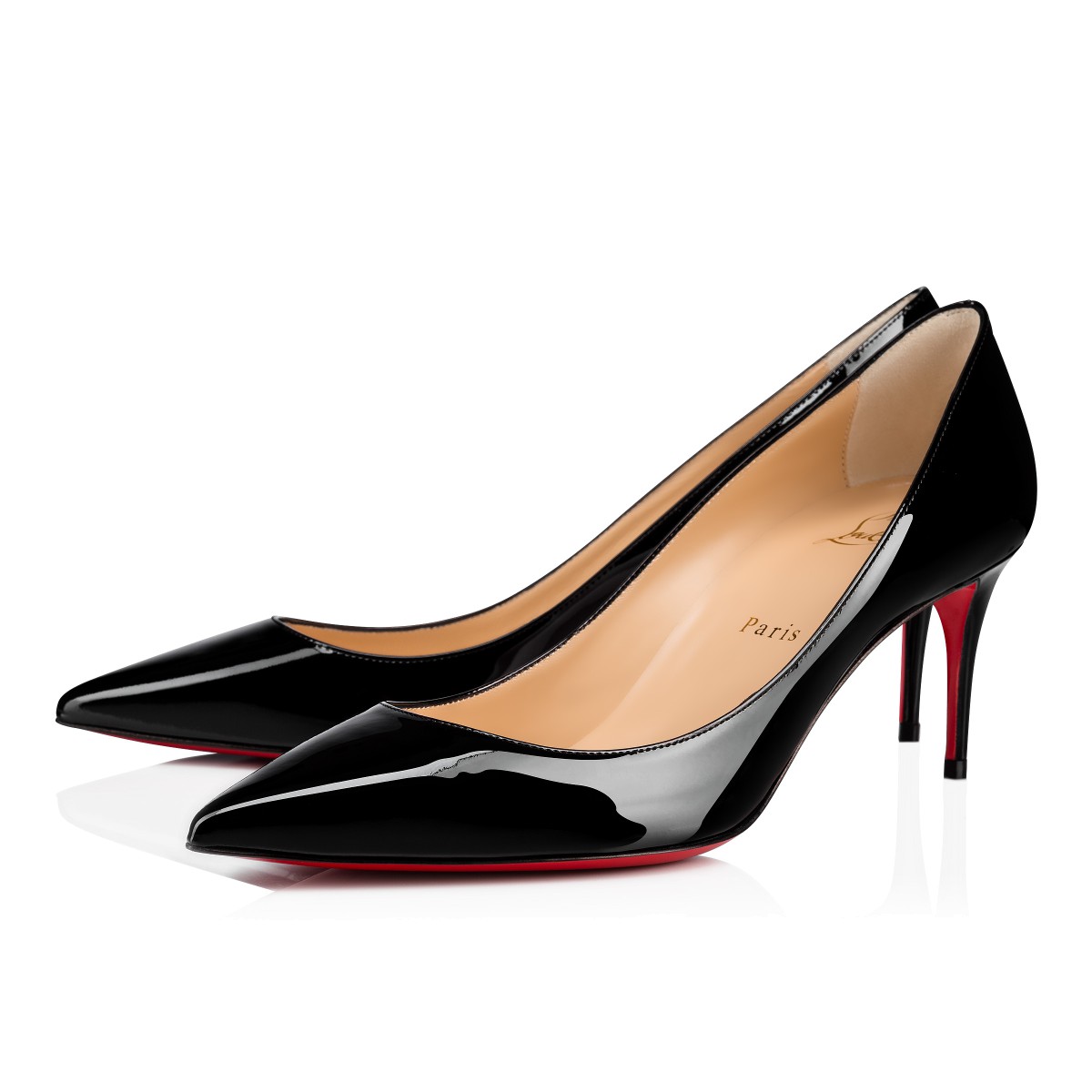 Kate 70 Black Patent leather Women Shoes Christian Louboutin