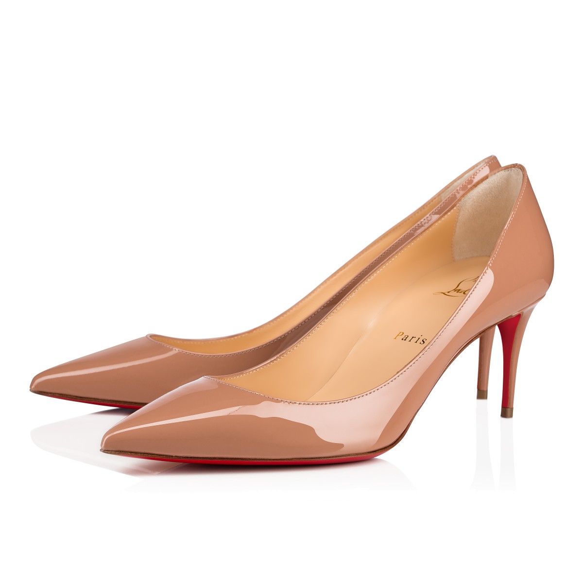 Kate 70 Blush Patent leather Women Shoes Christian Louboutin