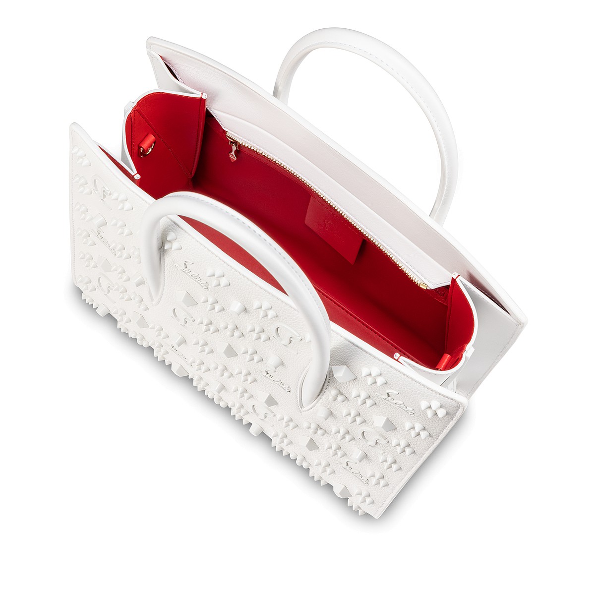Paloma medium Bianco Calf leather Handbags Christian Louboutin