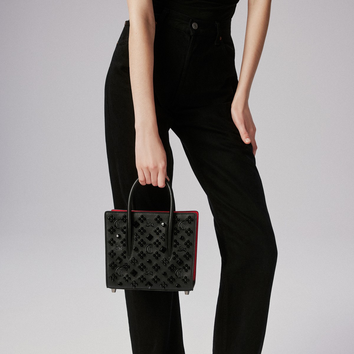 Paloma mini Black Calf leather - Handbags - Christian Louboutin