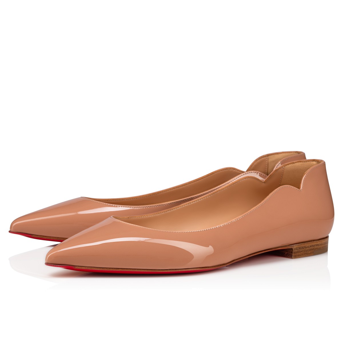 Christian louboutin flat calf deals