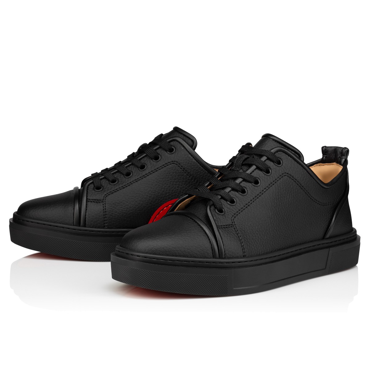 Adolon Junior Black Recycled materials Men Shoes Christian Louboutin