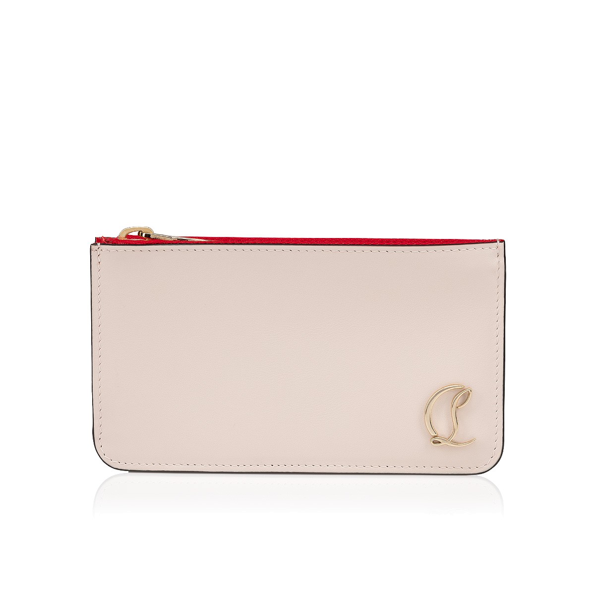 Loubi54 card holder Beige Calf leather Handbags Christian Louboutin