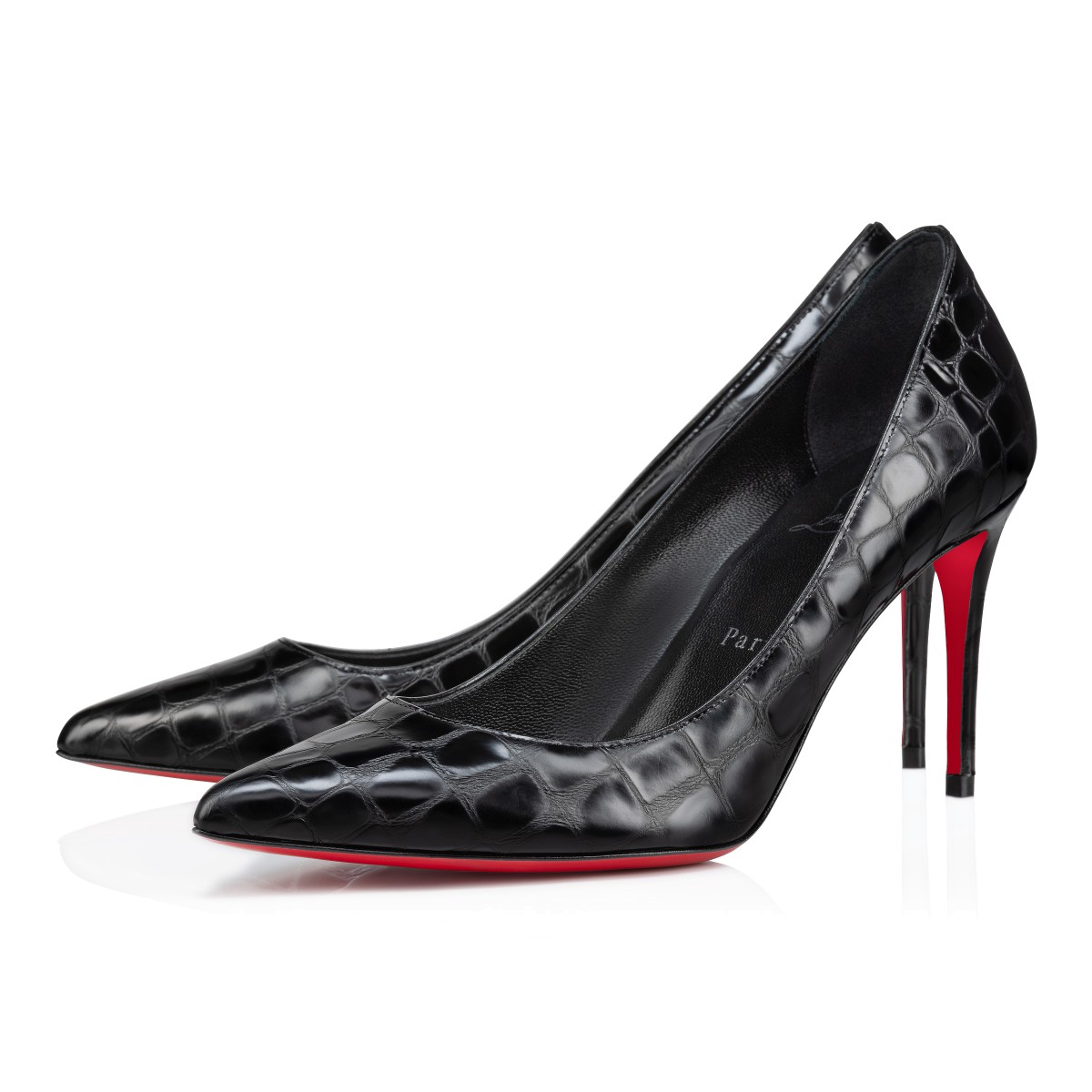 Kate 85 Black Calf leather - Women Shoes - Christian Louboutin