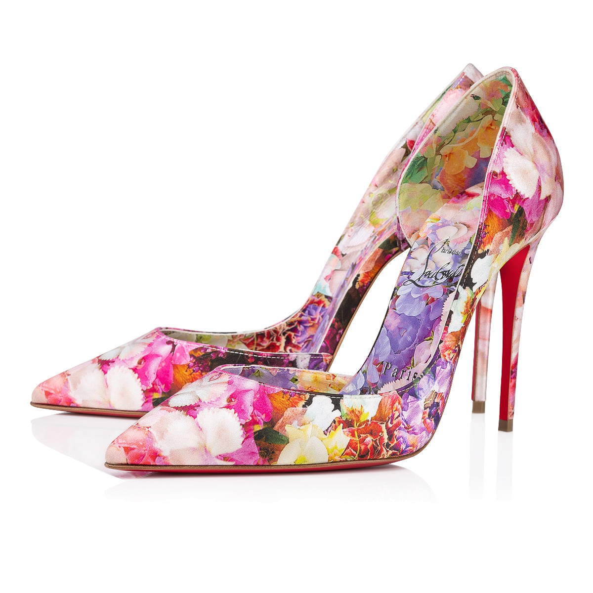 Iriza 100 Multicolor Crepe satin - Women Shoes - Christian Louboutin
