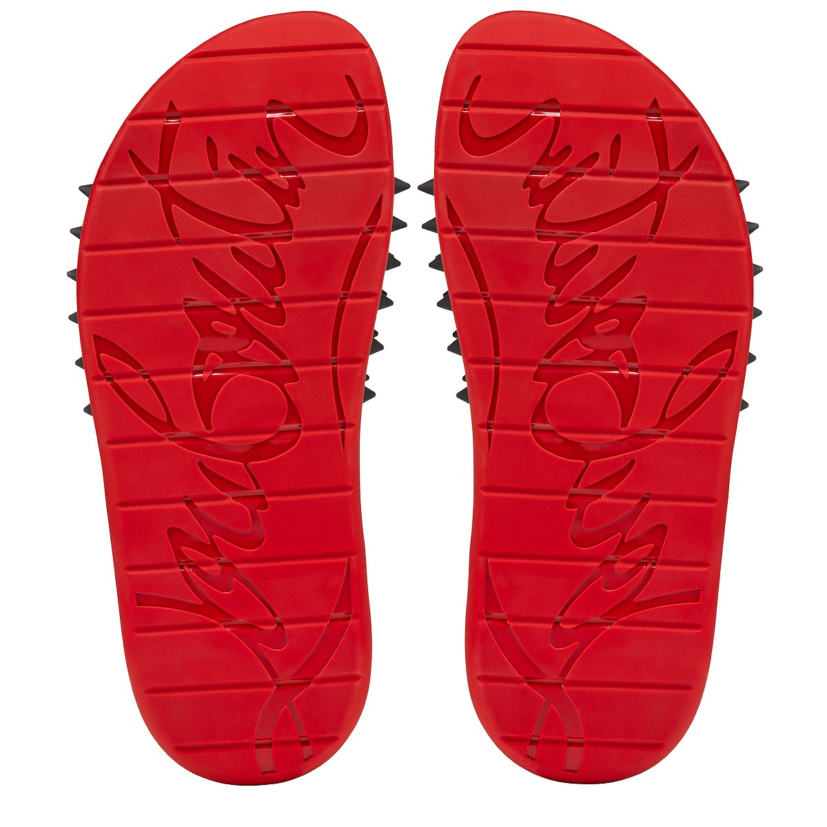Take It Easy Black Rubber Men Shoes Christian Louboutin