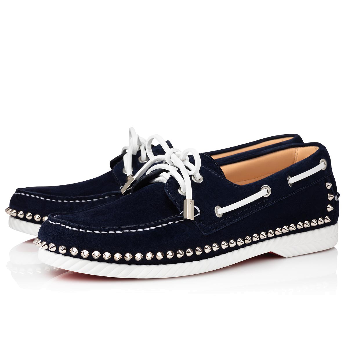 鞋履 - Steckel Flat Veau Velours - Christian Louboutin