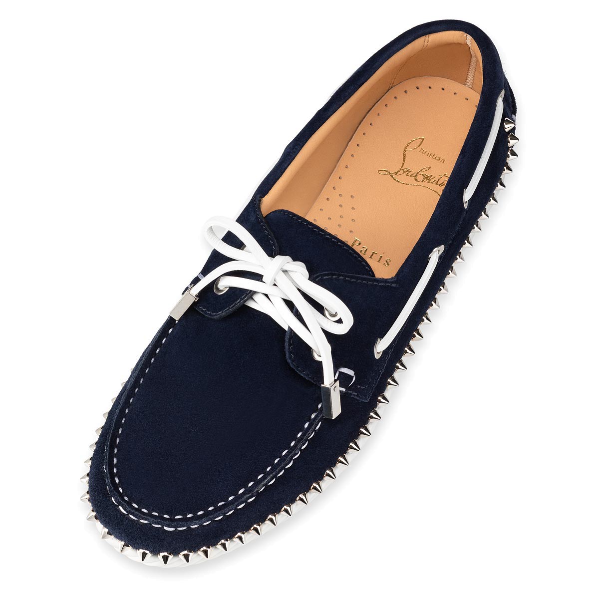 鞋履 - Steckel Flat Veau Velours - Christian Louboutin