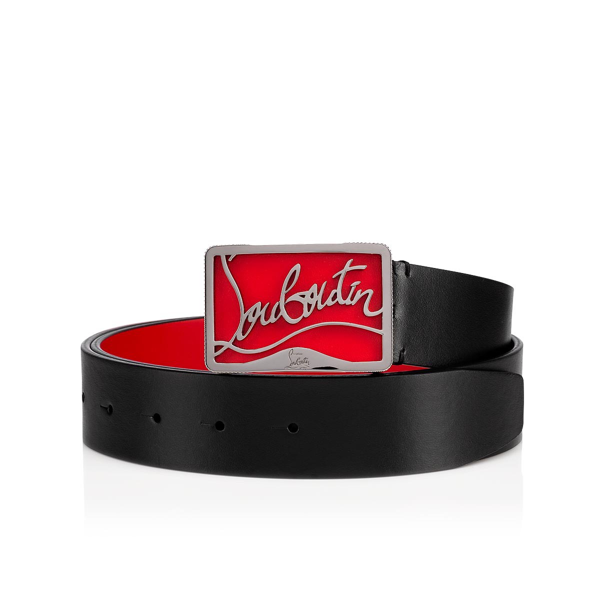 Men red belt shop